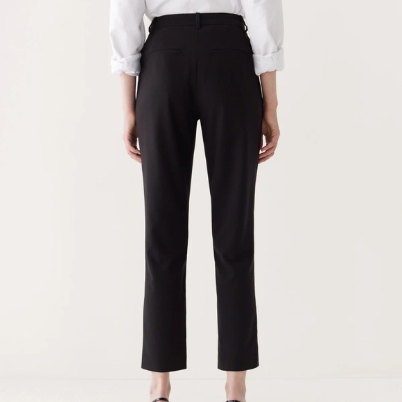 [NWT] Frank and Oak Black Eleanor Slim Fit High Rise Ankle Trousers Pant - Sz 2 - Picture 15 of 16